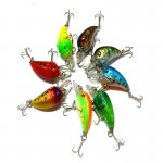 4.5cm 4.2g Mini Fishing Lures Crank Baits 3d Fish Eye Simulation Minnow Crankbait Hard Plastic Laser Lure Bait Low Price