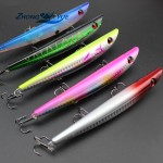 4Pcs Quality Pencil Lure Topwater 5 colors Hard Japan Ima Minnow Lures 12cm/17g 3BKK Hook Bass Snakehead Fish Bait