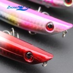 4Pcs Quality Pencil Lure Topwater 5 colors Hard Japan Ima Minnow Lures 12cm/17g 3BKK Hook Bass Snakehead Fish Bait