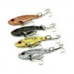 4Pcs/lot 3.5cm 3.2g Metal Fishing Lure Bait 3D Eyes Hard Plastic Lures Bait Hook Bionic Bait Deepwater Fishing Lures