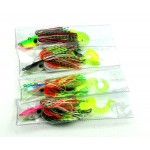 4pcs 20g 40g 60g 80g 100g 120g 150g mixed big metal lead head jigs soft fishing baits fishing lures buzzbaits squid hooks