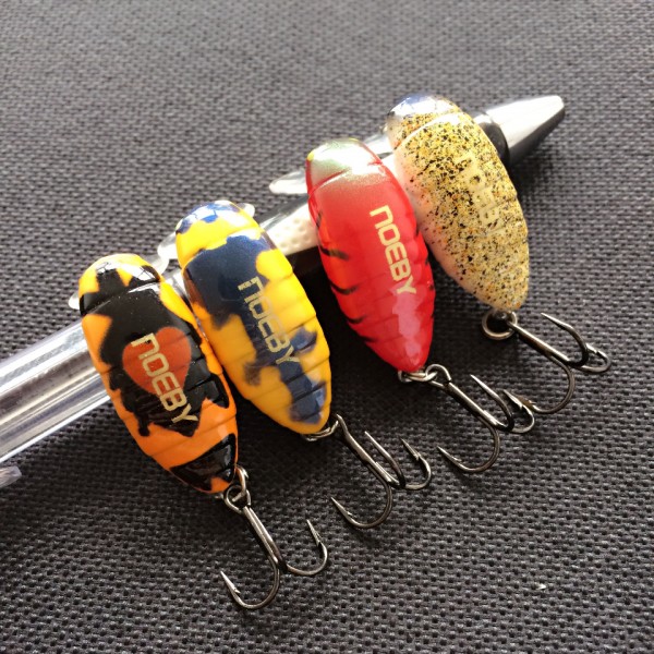 4pcs 28mm 3D Lazer Eye Shallow Crankbait Floating Minnow wobblers carp fish Crank Bait Long Casting Bass Trout Lure Fishing lure