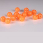 500 X Mixed Glow Beads Round 6mm Rigs Making Soft Fishing Beads - Green and Orange