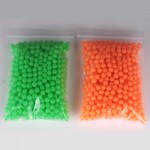 500 X Mixed Glow Beads Round 6mm Rigs Making Soft Fishing Beads - Green and Orange