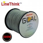 500M Brand LineThink GOAL Japan Multifilament 100% PE Braided Fishing Line 6LB to 120LB Free Shipping