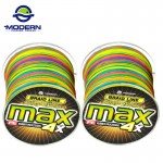 500M MODERN FISHING Brand MAX Series Multicolor 1M 1color Multifilament PE Braided Fishing Line 4 strands braid wires 8 to 90LB