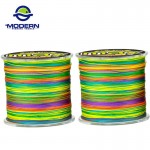 500M MODERN FISHING Brand MAX Series Multicolor 1M 1color Multifilament PE Braided Fishing Line 4 strands braid wires 8 to 90LB