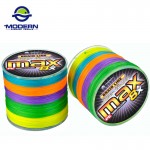 500M MODERN FISHING Brand MAX series Japan multicolor 10M 1 Color mulifilament PE Braided Fishing Line 8 Strands braided wires