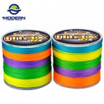 500M MODERN FISHING Brand MAX series Japan multicolor 10M 1 Color mulifilament PE Braided Fishing Line 8 Strands braided wires