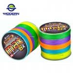 500M MODERN FISHING Brand MAX series Japan multicolor 10M 1 Color mulifilament PE Braided Fishing Line 8 Strands braided wires