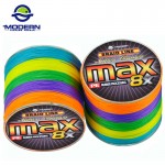 500M MODERN FISHING Brand MAX series Japan multicolor 10M 1 Color mulifilament PE Braided Fishing Line 8 Strands braided wires