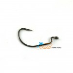 50PCS/Lot Offset Crank Worm Hook for Bass Fishing High Carbon Swimbait Grub Fish Hook Wide Gap Size 6 4 2 1 1/0 -5/0 [YG82306]