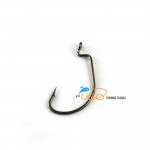 50PCS/Lot Offset Crank Worm Hook for Bass Fishing High Carbon Swimbait Grub Fish Hook Wide Gap Size 6 4 2 1 1/0 -5/0 [YG82306]