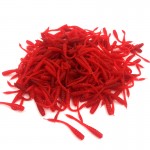 50Pcs/lot 4.5cm silicone bait Earthworm red Worms Artificial Fishing Lure Tackle Soft Baits Red Fishy Smell Soft Lure YE-270