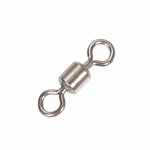 50pcs High Quality Fishing Swivels Ball Bearing Rolling Swivel Solid Rings Fishing Hook Connector Accessories