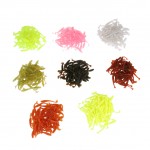 50pcs/Lot 50mm/2g Soft Lures Artificial Lures Loach Fishing Bait Swimbait Worm Tackle Carp Fishing Accessories  BHU2