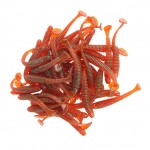 50pcs/Lot 50mm/2g Soft Lures Artificial Lures Loach Fishing Bait Swimbait Worm Tackle Carp Fishing Accessories  BHU2