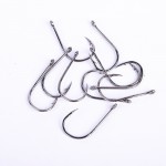 50pcs/lot Size1-Size10 ISEAMA Fishing Hook Barbed Hook Carp Feeder Anzol Fishhook Fishing Tackle  Hooks Jig Fishing Mustad