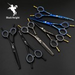 5.5 inch Professional Hairdressing scissors set Cutting+Thinning Barber shears High quality Personality Black and White styles