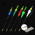 5PCS/Lot 1g-5g Day Night Fishing Float With 4PCS Glow Light Stick For Free Gift Pesca Boia Flotteur Peche Tackle Fishing Buoys