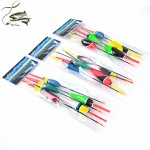 5PCS/Lot 1g-5g Day Night Fishing Float With 4PCS Glow Light Stick For Free Gift Pesca Boia Flotteur Peche Tackle Fishing Buoys