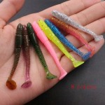 5pcs 5.5cm/1g Promotion!Troll bait carp Bionic Lure ice fishing Tackle soft floating  Sea fishing lure Free shipping 