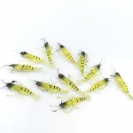 5pcs/lot Fishing Lures Artificial Shrimp Lures Soft Fishing Baits 5.5CM 1.3G crank bait slow sinking plug Worn Fake lure YE-146