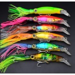 6 PCS Big Size Hard Fishing Lure Fish Bait 24cm/40g Fishing Tackle 6 Color Available Squid Lure Fishing Bait