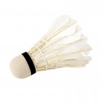 6 Pcs Portable White Birdies Feather Training Badminton Balls Shuttlecocks Sport Products