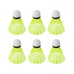 6 Pcs/Set Durable Training Train Gym Fitness Nylon Shuttlecocks Badminton Ball Sport