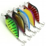 6.5cm 8.4g Artificial Bass Fishing Lures 3d Fish Eye Hard Plastic Laser Crank Bait Reflective Fake Lure Baits CB015