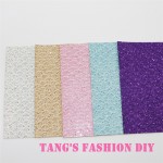 6PCS--High Quality DIY LACE glitter FISH leathers/Synthetic leather/DIY fabric 20x22cm per pcs CAN CHOOSE COLOR