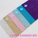 6PCS--High Quality DIY LACE glitter FISH leathers/Synthetic leather/DIY fabric 20x22cm per pcs CAN CHOOSE COLOR