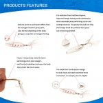 6PCS 7.5g 10g 15g 20g Metal Spoon Lure Fishing Spinner Bait Saltwater Hooks Lures Tackle Casting Spoons for Pesca (New Package)