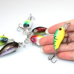 6PCS mini crank bait  Fishing Lures 4.2g/4.5cm CrankBaits plastic hard Lure Artificial Bait  fishing tackle