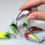 6PCS mini crank bait  Fishing Lures 4.2g/4.5cm CrankBaits plastic hard Lure Artificial Bait  fishing tackle