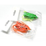 6pcs Frog Fishing Lure 5.5CM 12.5G Soft Artificial Frog Bait Top Water With Hook Snakehead Fishing Tackle