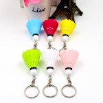 6pcs fashion badminton keychain key chain ring keychain creative birthday gift toy collection Figures Model