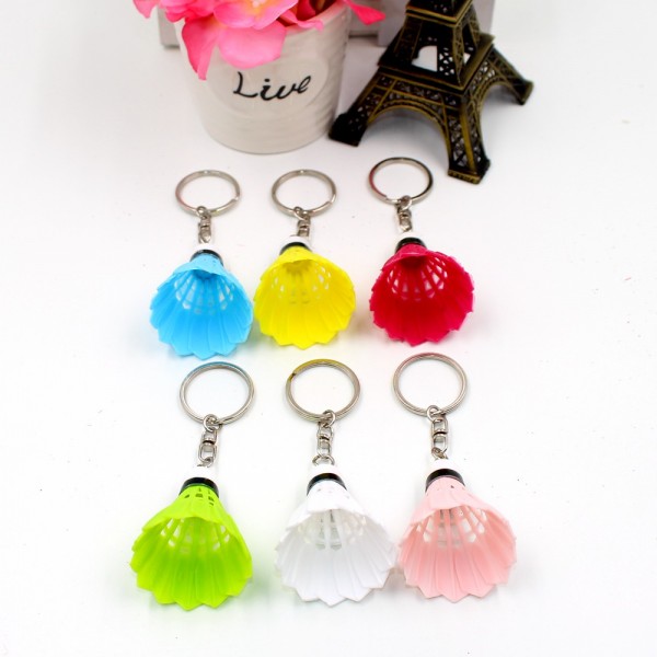 6pcs fashion badminton keychain key chain ring keychain creative birthday gift toy collection Figures Model