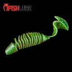 6pcs/lot Afishlure Screw curly tail soft grub 45mm 2.7g jerkbait wobbler jigging Capuchin Maggots fishing lure silicone bait 