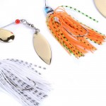 6pcs/set 13g 14g 15g Spinner Bait Bait Fishing Lure Spoon Fresh Water Shallow Water Bass Minnow Spinnerbait Lures Iscas Crank