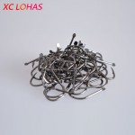 70-100 Pcs / Box Multiple Sizes High Carbon Steel Fishing Hook Needles Barbed Fishing Hook 1# - 13# Fishing Tackle Accessories