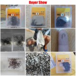 70-100 Pcs / Box Multiple Sizes High Carbon Steel Fishing Hook Needles Barbed Fishing Hook 1# - 13# Fishing Tackle Accessories