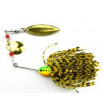 7Pcs Spinnerbait Metal Sequins Lures Silicone Skirt Jig Fishing Lure Wobbler Spinner Beard Tackle 16.3G