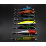 8.5cm 8g minow Fishing Lure Artificial Baits 3D Fish Eye minow Lures Fake Bait High Simulation Swim Crank bait