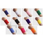 8*8cm Tower Wristband Tennis/Basketball/Badminton Wrist Support Sports Protector Sweatband 100% Cotton Gym Wrist Guard LT001