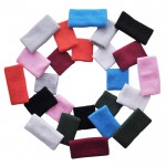 8*8cm Tower Wristband Tennis/Basketball/Badminton Wrist Support Sports Protector Sweatband 100% Cotton Gym Wrist Guard LT001