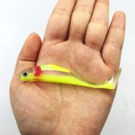 8pcs 8cm/5g Fish type soft fishing lure 3D eyes soft lure soft bait Sea fishing lure Free shipping 114