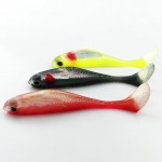 8pcs 8cm/5g Fish type soft fishing lure 3D eyes soft lure soft bait Sea fishing lure Free shipping 114