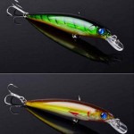 8pieces High Grade Carp Fishing Bait Pesca Minnow Lure Plastic Lures 3D eyes 11cm 13.5g Isca Artificial HCS Hook Sea bass Tackle